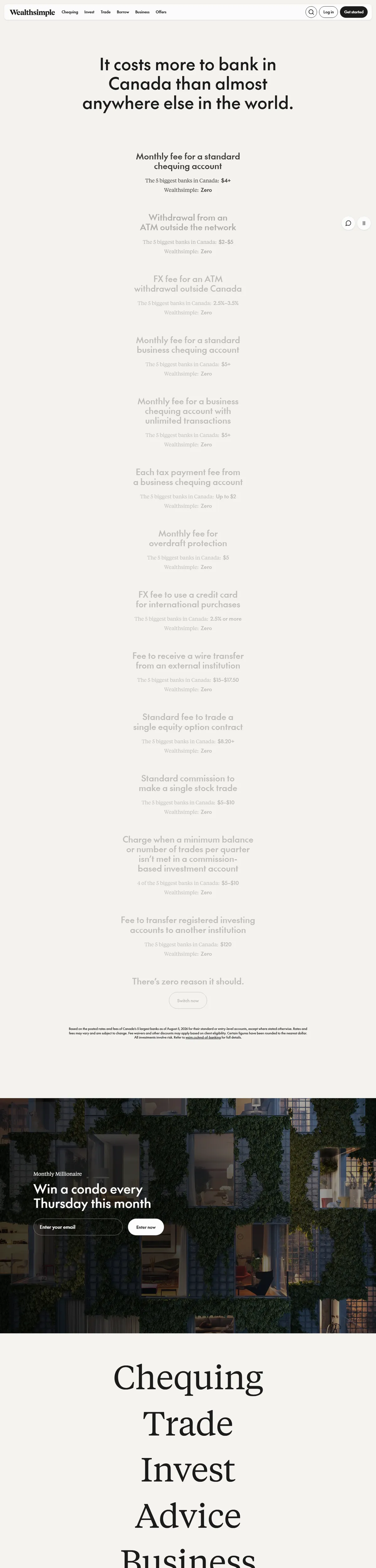 Full page of wealthsimple.com